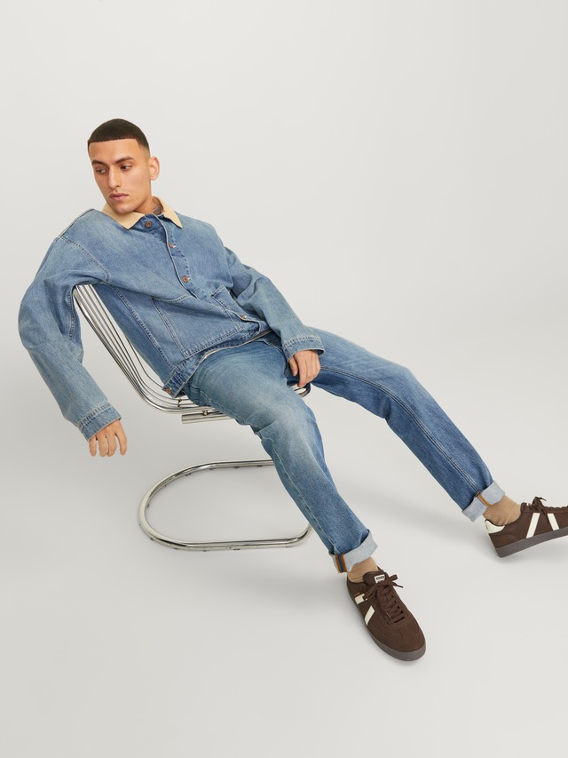 Jack & Jones »JJICLARK im Used-Look, Stretchkomfort und niedrige Leibhöhe« Baumwollmischung, regular fit