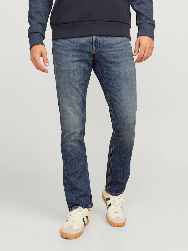 Jack & Jones »JJICLARK im Used-Look, Stretchkomfort und niedrige Leibhöhe« Baumwollmischung, regular fit