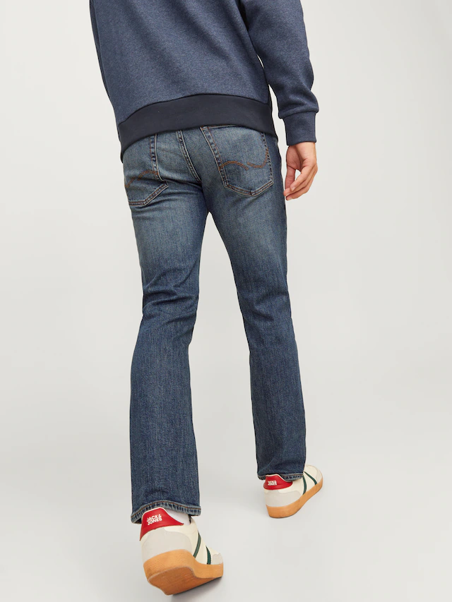 Jack & Jones »JJICLARK im Used-Look, Stretchkomfort und niedrige Leibhöhe« Baumwollmischung, regular fit