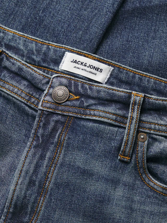Jack & Jones »JJICLARK im Used-Look, Stretchkomfort und niedrige Leibhöhe« Baumwollmischung, regular fit