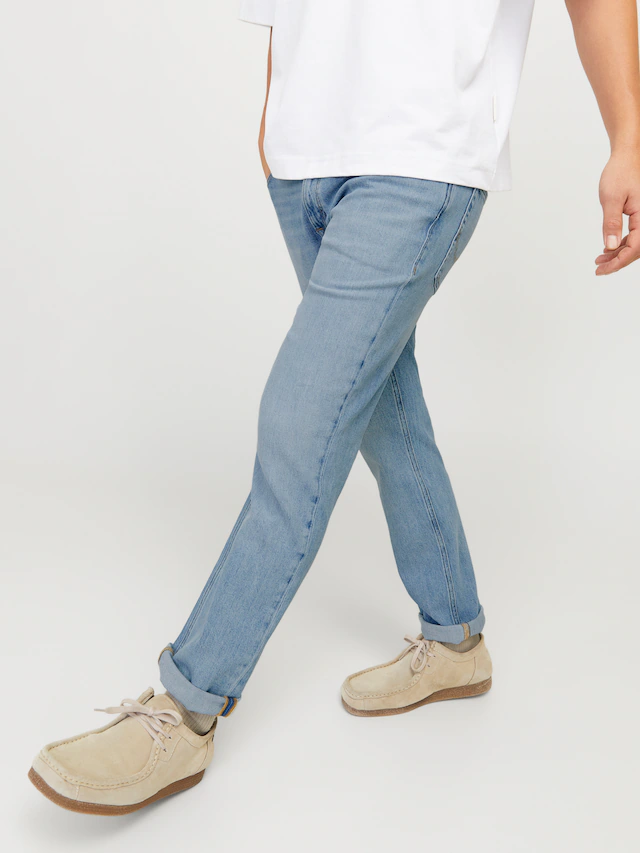 Jack & Jones »JJICLARK im Used-Look, Stretchkomfort und niedrige Leibhöhe« Baumwollmischung, regular fit