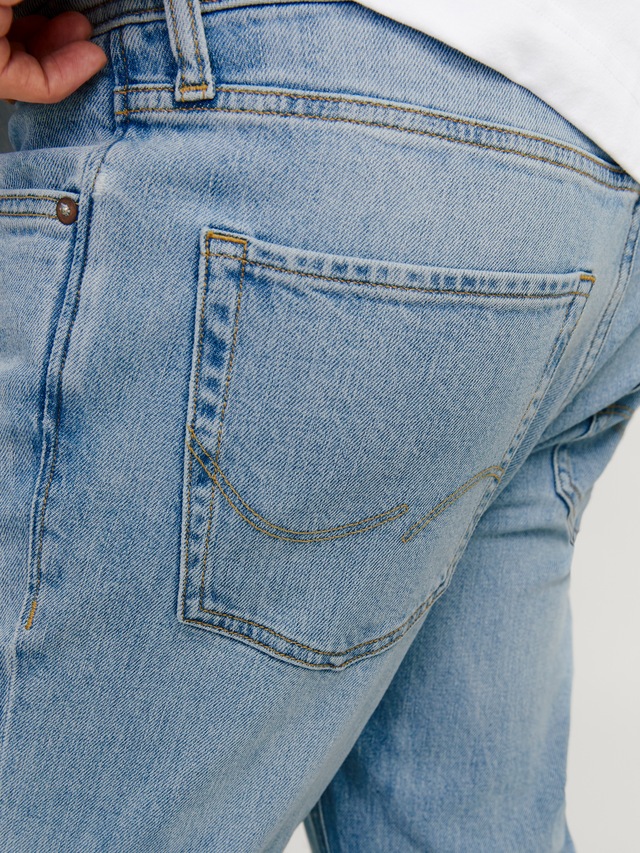 Jack & Jones »JJICLARK im Used-Look, Stretchkomfort und niedrige Leibhöhe« Baumwollmischung, regular fit