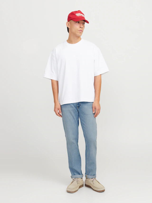 Jack & Jones »JJICLARK im Used-Look, Stretchkomfort und niedrige Leibhöhe« Baumwollmischung, regular fit