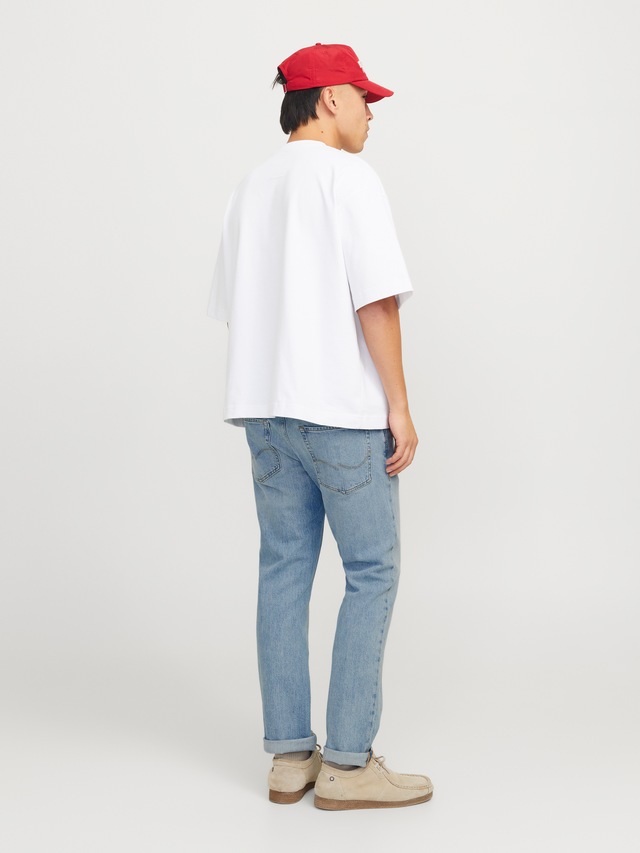 Jack & Jones »JJICLARK im Used-Look, Stretchkomfort und niedrige Leibhöhe« Baumwollmischung, regular fit