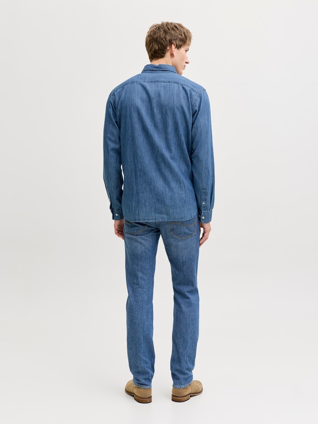 Jack & Jones »JJICLARK im Used-Look, Stretchkomfort und niedrige Leibhöhe« Baumwollmischung, regular fit