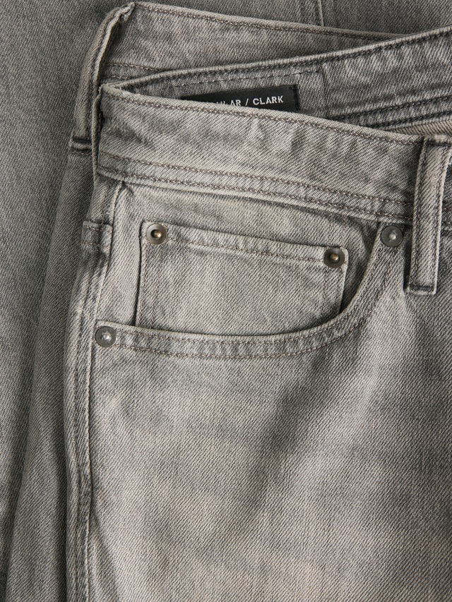 Jack & Jones »JJICLARK im Used-Look, Stretchkomfort und niedrige Leibhöhe« Baumwollmischung, regular fit