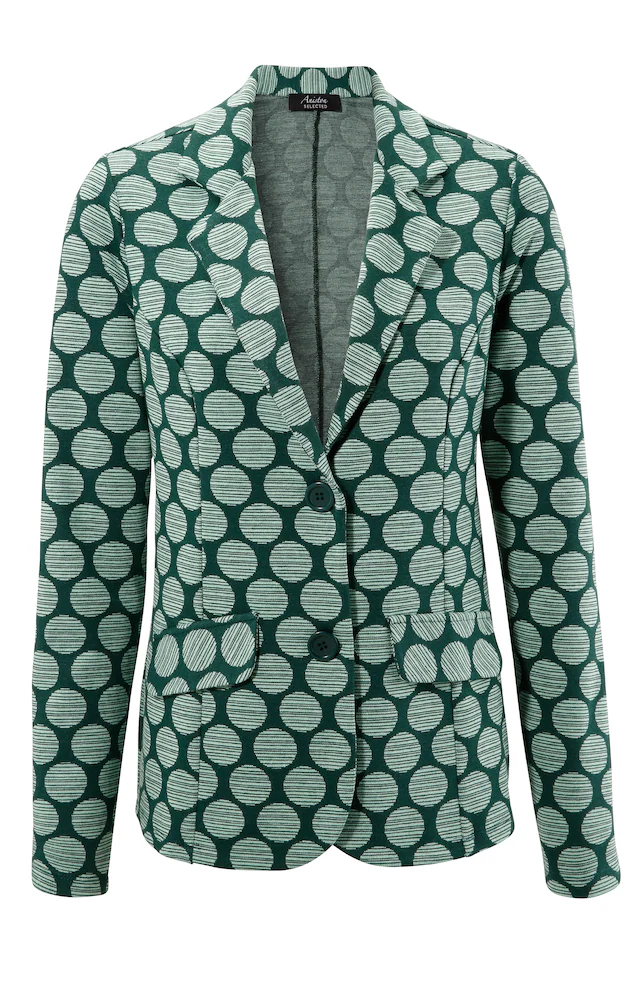 Aniston SELECTED Jerseyblazer mit gestreiften Punkten