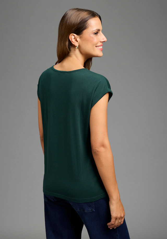 Boysen's T-Shirt »im Basic-Stil, weicher Baumwoll-Jersey, viele Farben und Größen« Packung, 4er-Pack, figurumspielende Passform, Rundhalsausschnitt