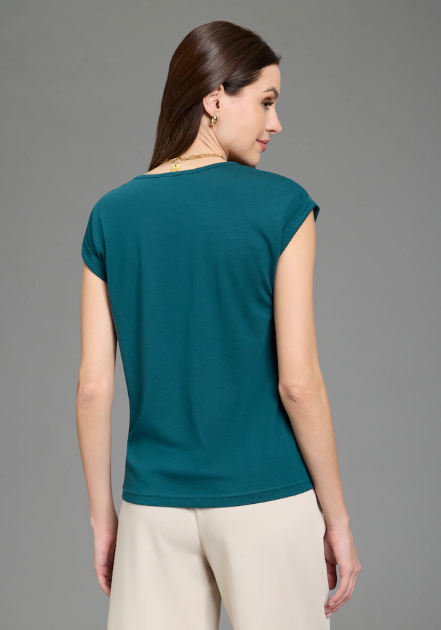Boysen's T-Shirt »im Basic-Stil, weicher Baumwoll-Jersey, viele Farben und Größen« Packung, 4er-Pack, figurumspielende Passform, Rundhalsausschnitt