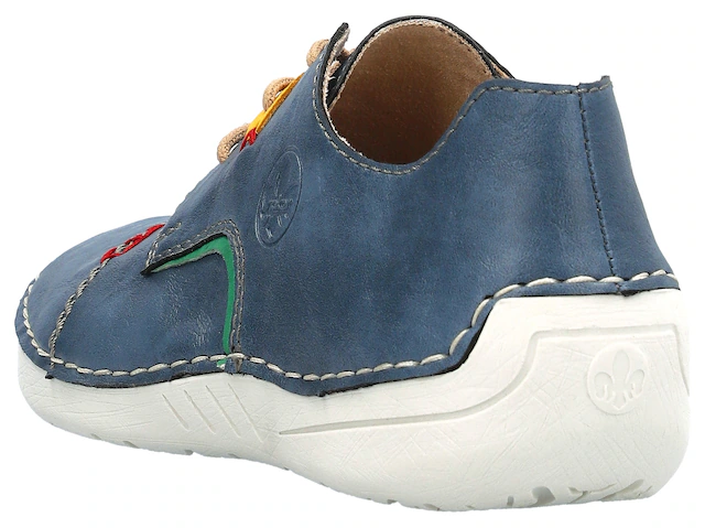 Rieker Sneaker im Sportslook, Freizeitschuh, Halbschuh, Schnürschuh