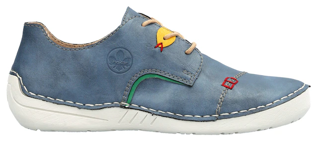 Rieker Sneaker im Sportslook, Freizeitschuh, Halbschuh, Schnürschuh