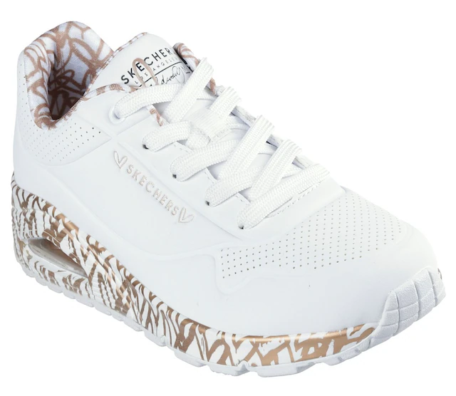 Skechers Sneaker »UNO LOVING LOVE« Freizeitschuh, Halbschuh, Schnürschuh mit Luftkammersohle