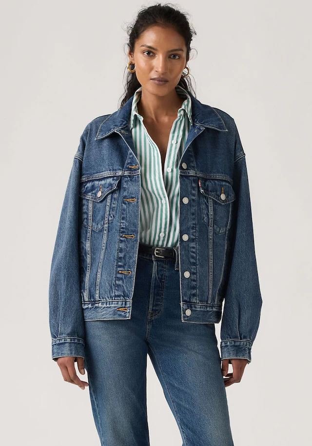 Levi's® Jeansjacke »90S TRUCKER« mit Umlegekragen