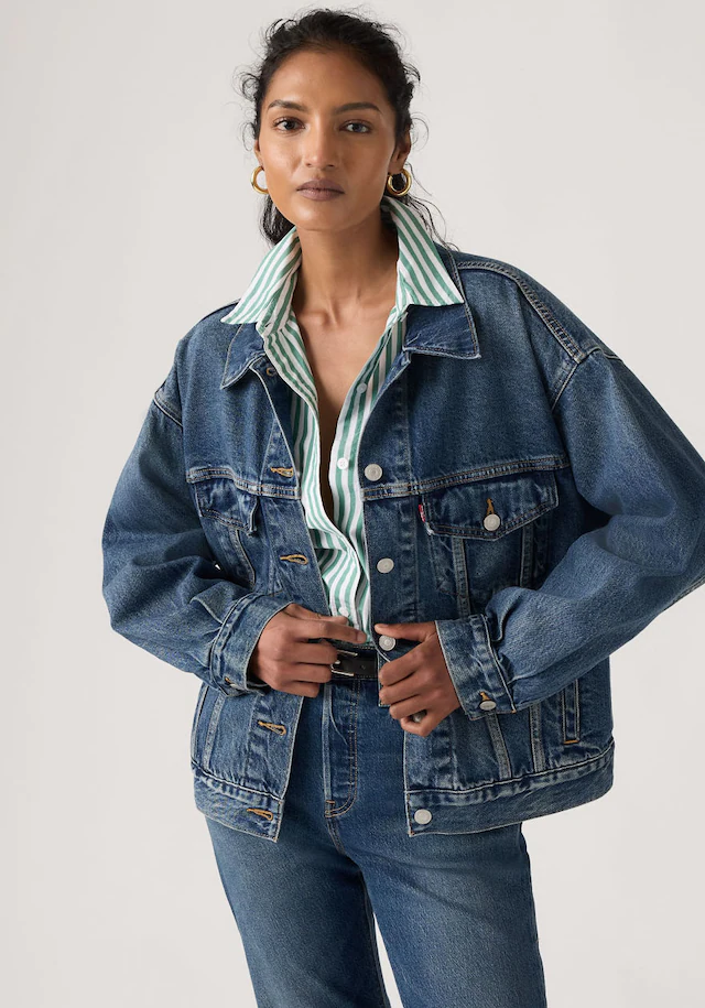 Levi's® Jeansjacke »90S TRUCKER« mit Umlegekragen