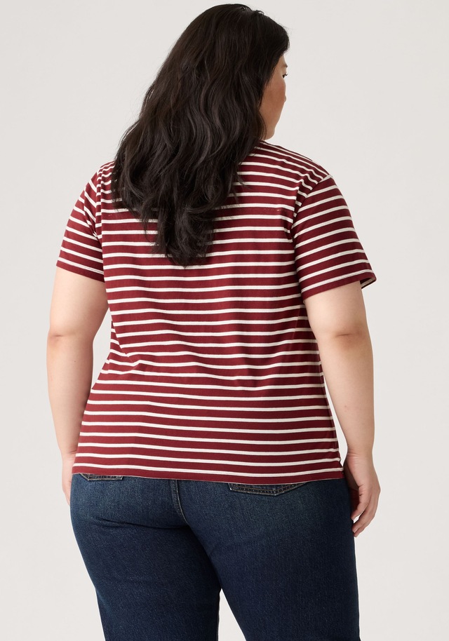 Levi's® Plus Kurzarmshirt »V NECK TEE« Gerade geschnittene Passform