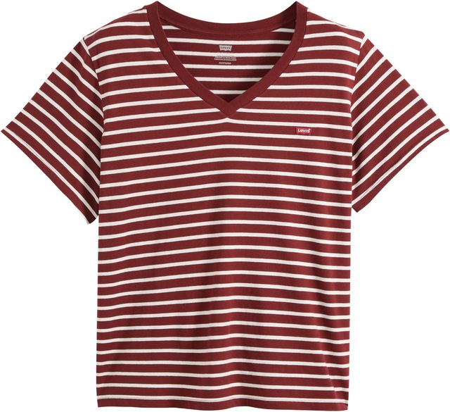 Levi's® Plus Kurzarmshirt »V NECK TEE« Gerade geschnittene Passform
