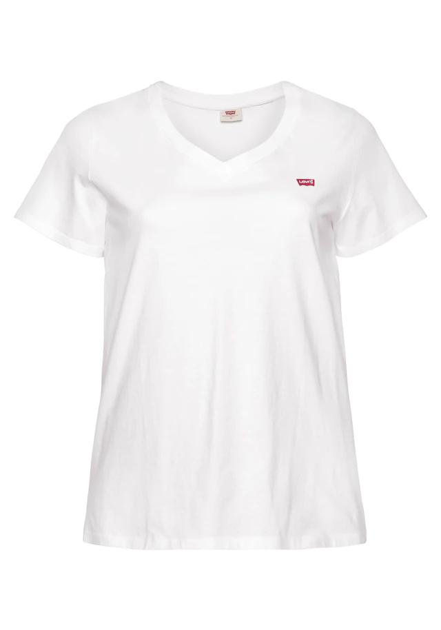 Levi's® Plus V-Shirt »V NECK TEE« Figurumspielende Passform