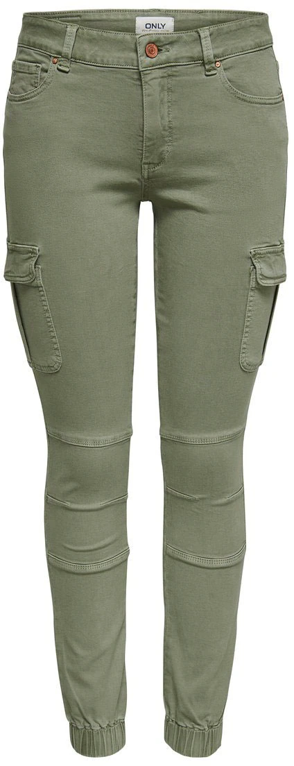 ONLY Cargohose »ONLMISSOURI REG ANK CARGO PNT NOOS« mit Stretchsäumen