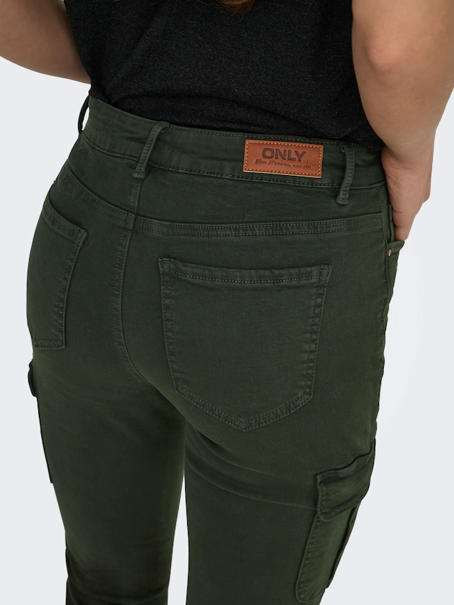 ONLY Cargohose »ONLMISSOURI REG ANK CARGO PNT NOOS« mit Stretchsäumen