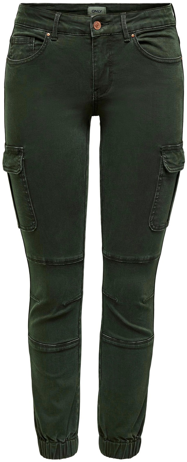 ONLY Cargohose »ONLMISSOURI REG ANK CARGO PNT NOOS« mit Stretchsäumen