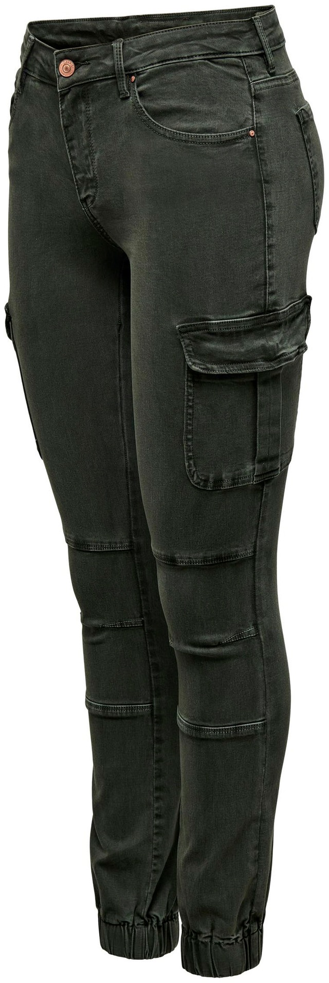ONLY Cargohose »ONLMISSOURI REG ANK CARGO PNT NOOS« mit Stretchsäumen