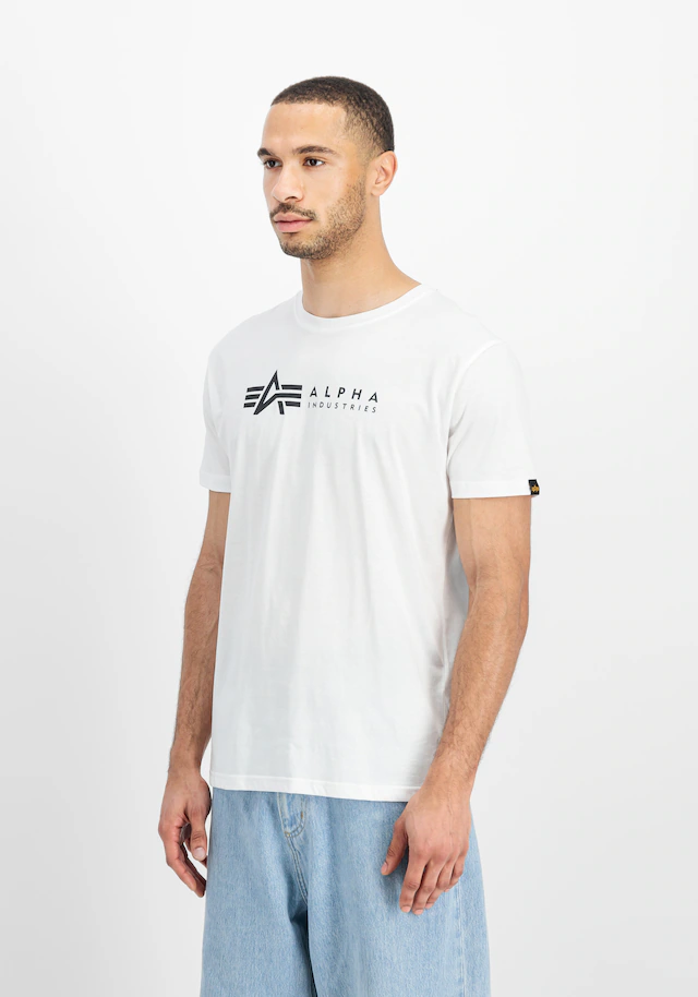 Alpha Industries Rundhalsshirt »Label T 2 Pack« Packung, 2er-Pack, 2 Stk.