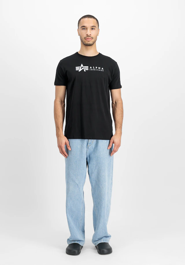 Alpha Industries Rundhalsshirt »Label T 2 Pack« Packung, 2er-Pack, 2 Stk.