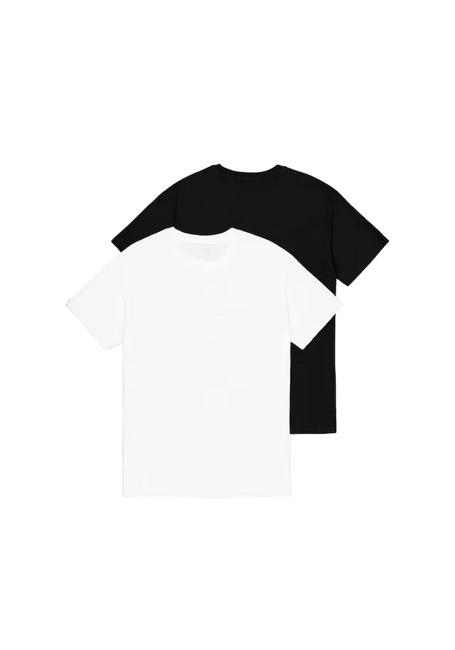 Alpha Industries Rundhalsshirt »Label T 2 Pack« Packung, 2er-Pack, 2 Stk.