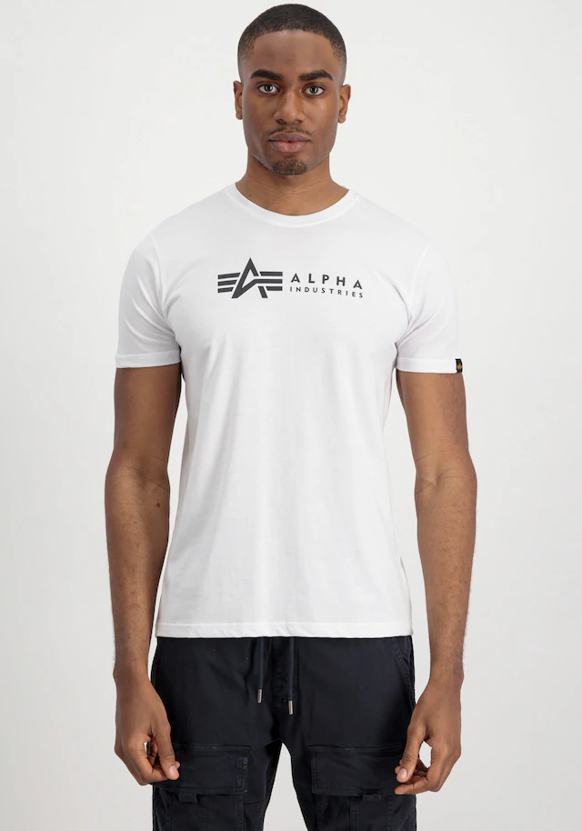 Alpha Industries Rundhalsshirt »Label T 2 Pack« Packung, 2er-Pack, 2 Stk.