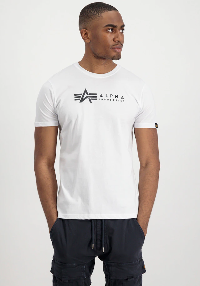 Alpha Industries Rundhalsshirt »Label T 2 Pack« Packung, 2er-Pack, 2 Stk.