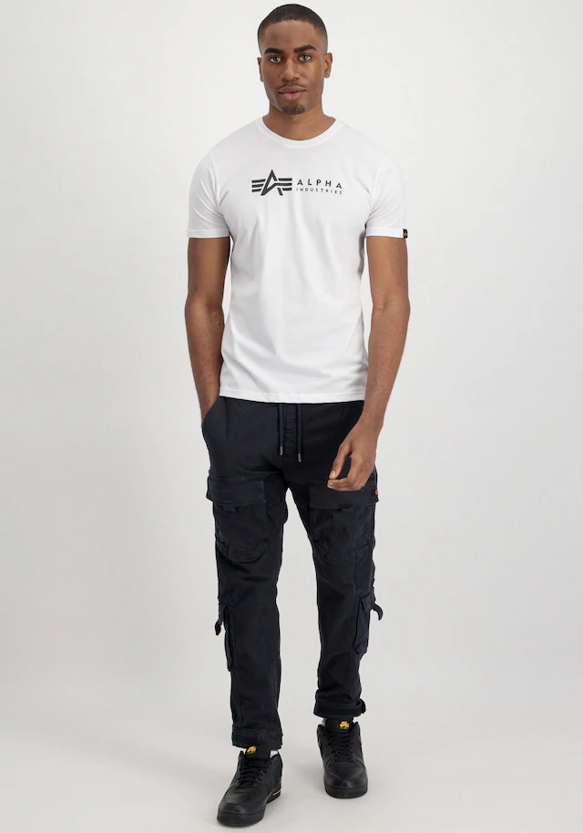 Alpha Industries Rundhalsshirt »Label T 2 Pack« Packung, 2er-Pack, 2 Stk.