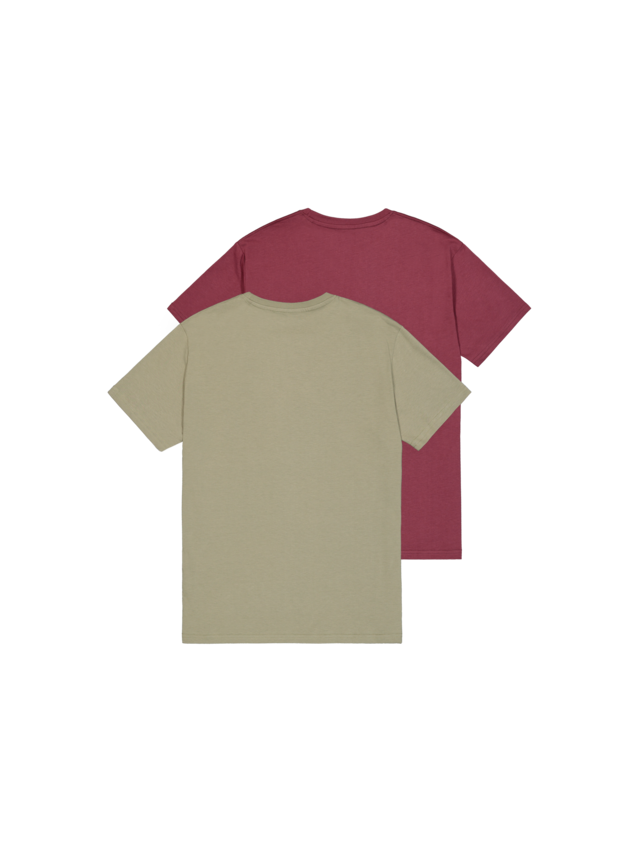 Alpha Industries Rundhalsshirt »Label T 2 Pack« Packung, 2er-Pack, 2 Stk.