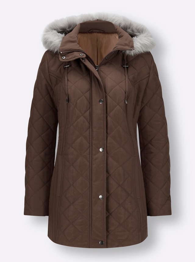 Classic Basics Steppjacke mit Kapuze