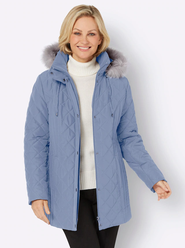 Classic Basics Steppjacke mit Kapuze