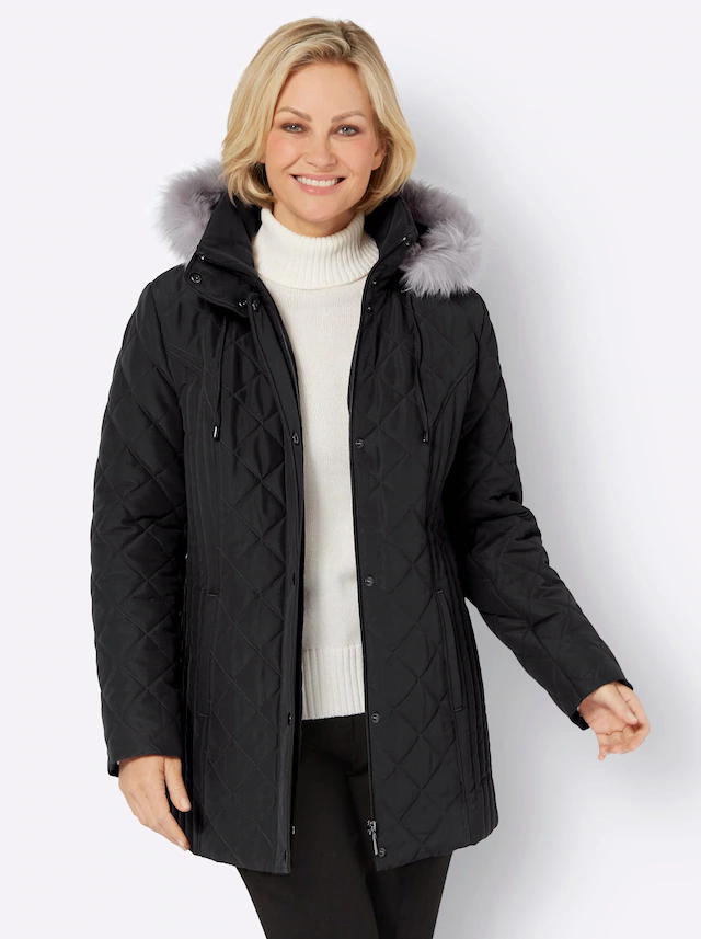Classic Basics Steppjacke mit Kapuze
