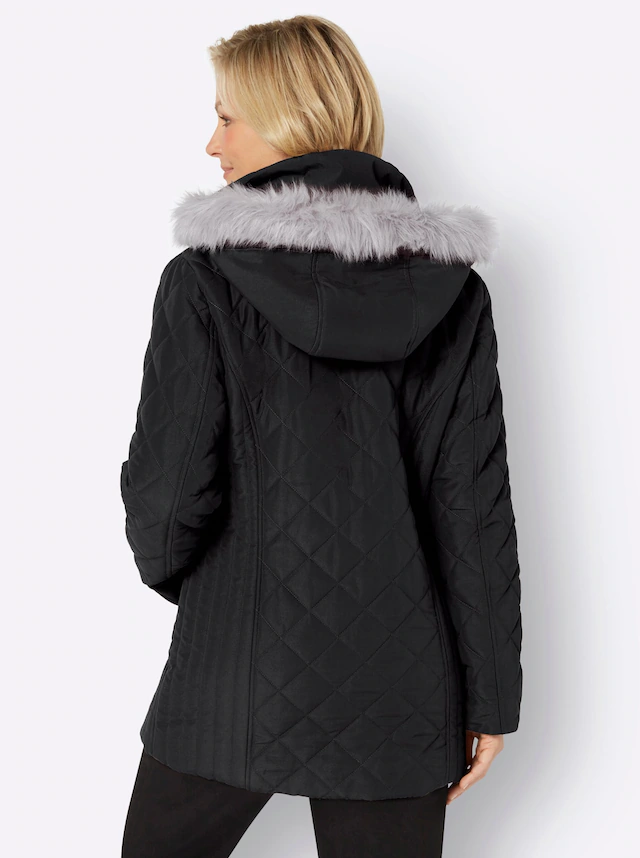 Classic Basics Steppjacke mit Kapuze