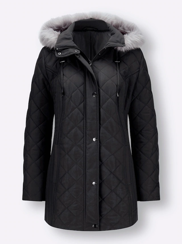 Classic Basics Steppjacke mit Kapuze