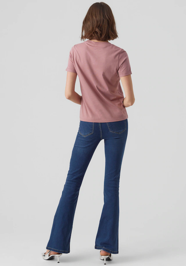 Vero Moda Kurzarmshirt »VMPAULA S/S T-SHIRT NOOS« Baumwolle, regular fit