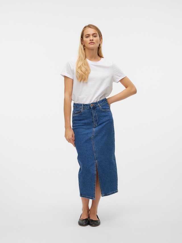 Vero Moda Kurzarmshirt »VMPAULA S/S T-SHIRT NOOS« Baumwolle, regular fit