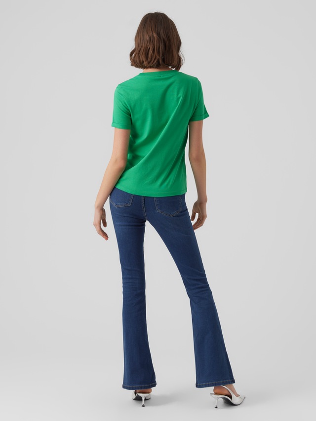 Vero Moda Kurzarmshirt »VMPAULA S/S T-SHIRT NOOS« Baumwolle, regular fit