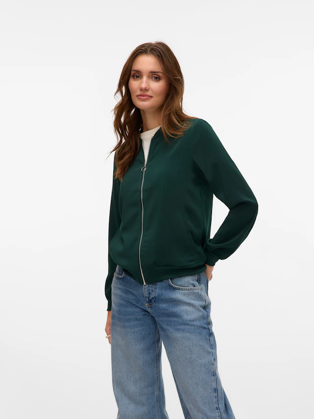 Vero Moda »VMCOCO L/S BOMBER NOOS« Materialmix