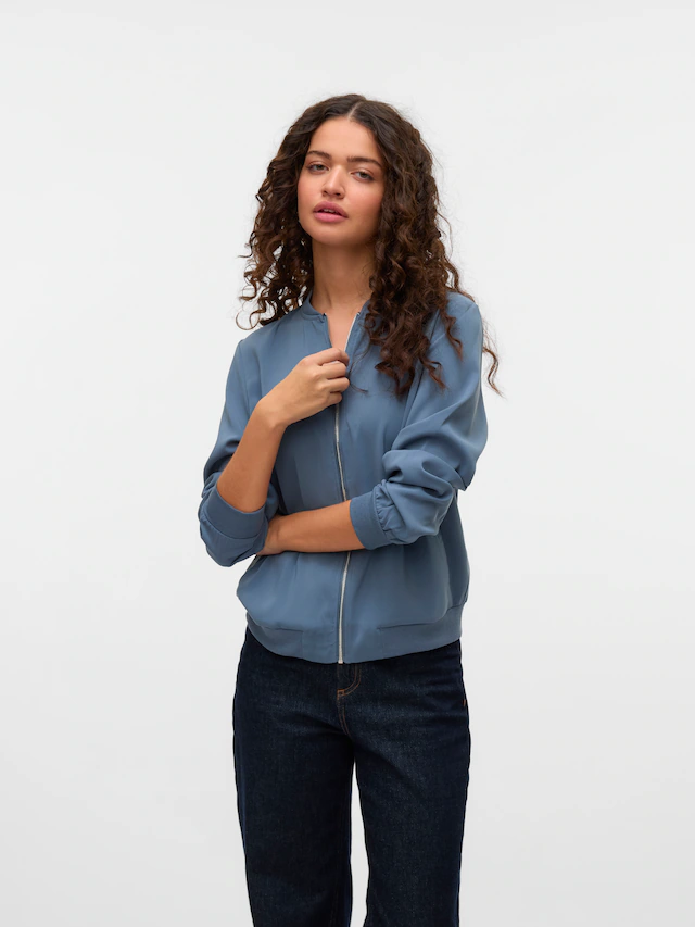 Vero Moda »VMCOCO L/S BOMBER NOOS« Materialmix