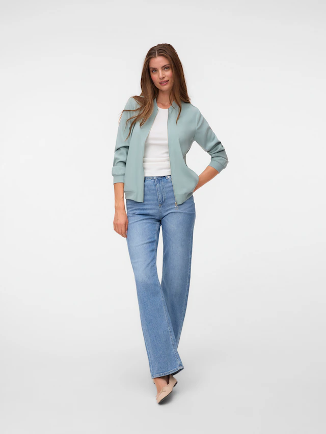 Vero Moda »VMCOCO L/S BOMBER NOOS« Materialmix