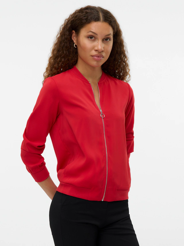 Vero Moda »VMCOCO L/S BOMBER NOOS« Materialmix