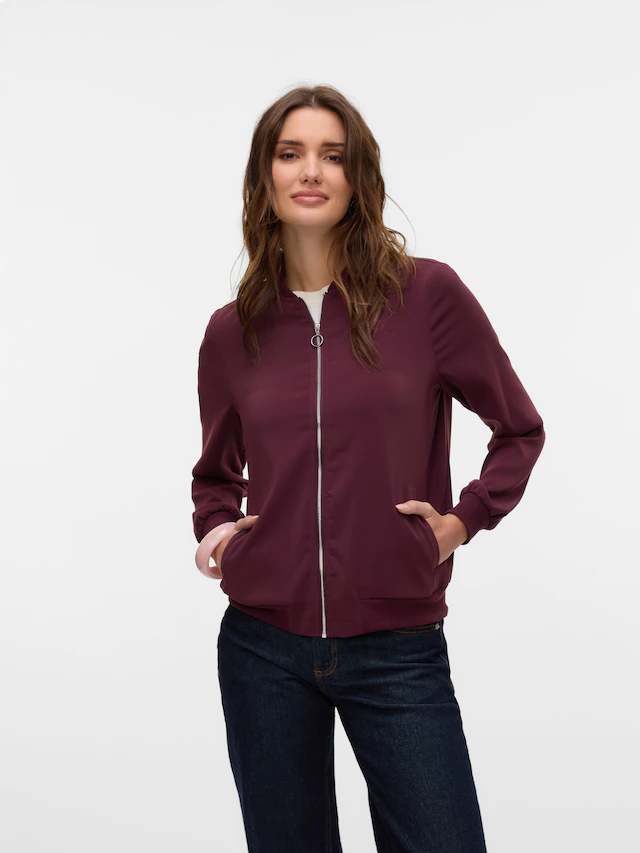Vero Moda »VMCOCO L/S BOMBER NOOS« Materialmix