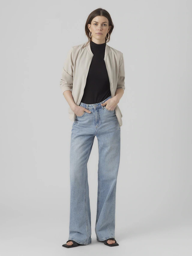 Vero Moda »VMCOCO L/S BOMBER NOOS« Materialmix