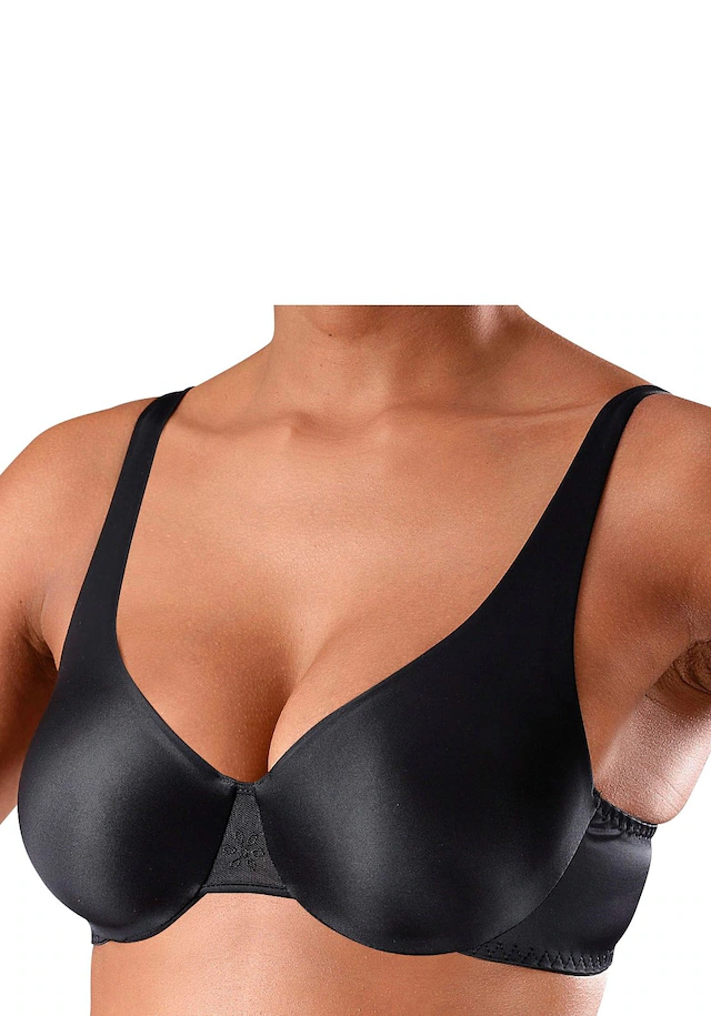 Nuance by Lascana T-Shirt-BH », BH mit Bügel im High-Apex-Design« Packung, mit nahtlosen Cups, große Größen