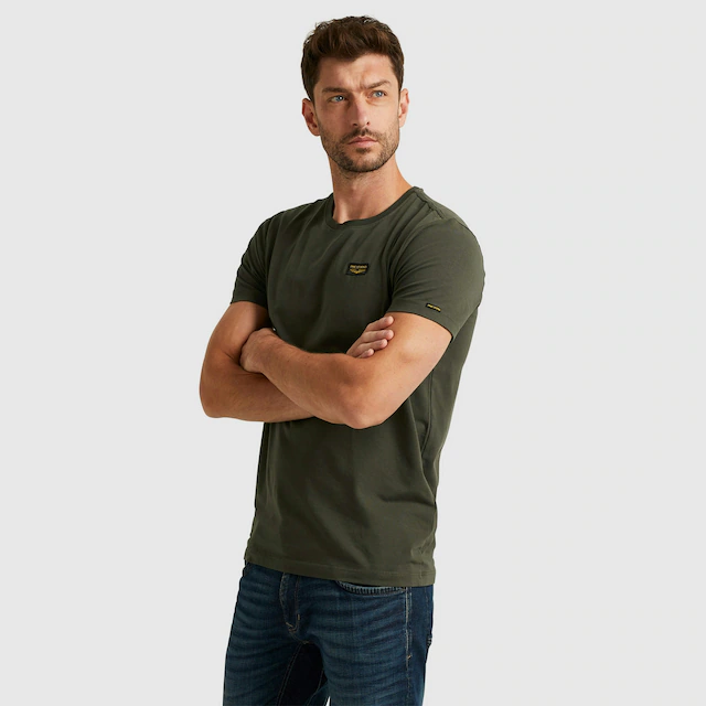 PME LEGEND T-Shirt mit Logobadge