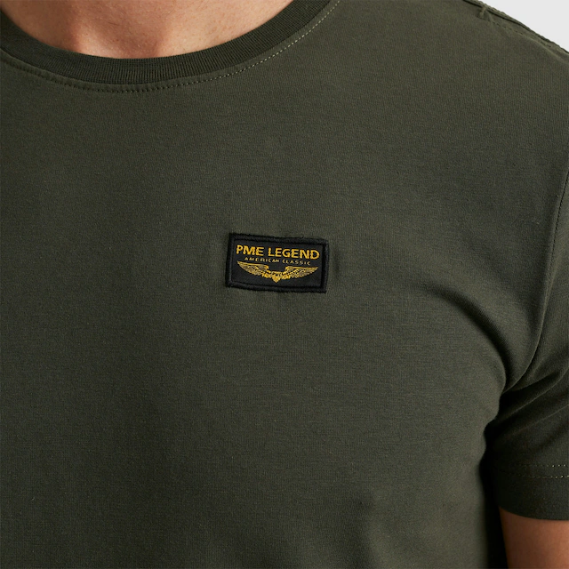 PME LEGEND T-Shirt mit Logobadge