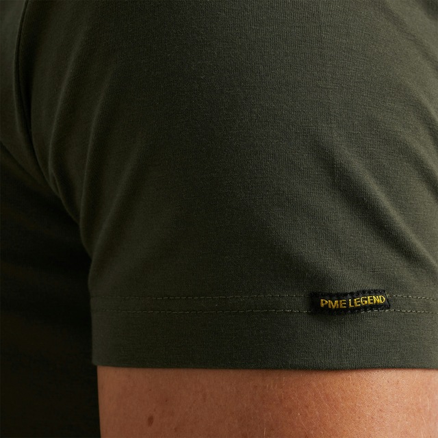 PME LEGEND T-Shirt mit Logobadge